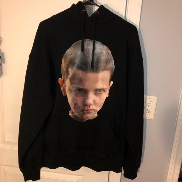 UNISEX ih nom uh not PARIS black drawstring hoodie - Picture 1 of 3